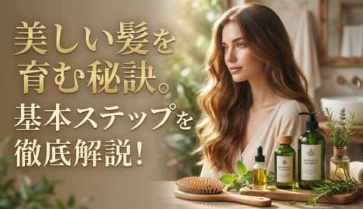 美しい髪を育む秘訣。ヘアケアの基本ステップを徹底解説！