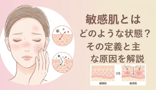 敏感肌とはどのような状態？その定義と主な原因を解説。